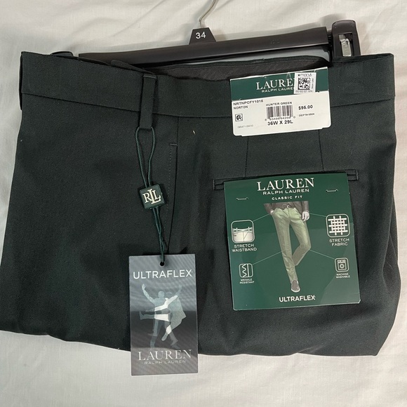 BNwT Ralph Lauren Polo Classic Fit Hunter Green 36x29 - Picture 2 of 8